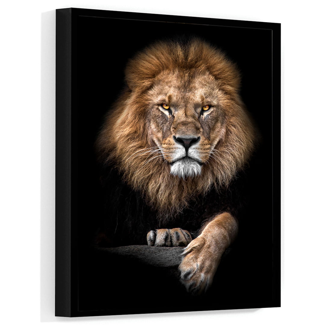 Quadro Decorativo para Sala Lion King - Mundo Animal Leão