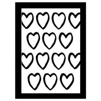 Kit Quadro para Sala de Estar All You Need Is Love Corações